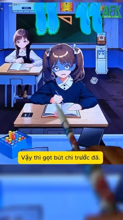 Thầy cô ma giúp Tiểu Mỹ làm bài tập