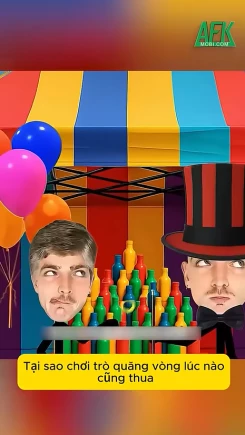 Tại sao bạn chơi ném vòng lúc nào cũng thua?