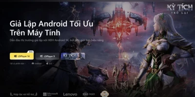 Trải nghiệm Kỳ Tích Trở Lại trên giả lập LDPlayer thấy chuẩn vị game MU PC màn hình rộng