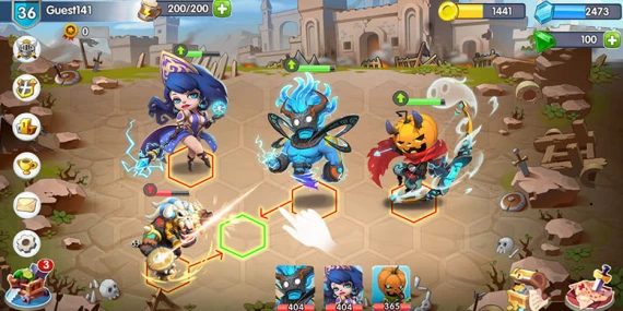 X-Hero: Tactics game chiến thuật đấu cờ tự động với những trận đấu thời lượng ngắn hơn