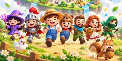 Happy Town game mô phỏng cho phép bạn xây dựng nông trại và thị trấn mơ ước của riêng mình
