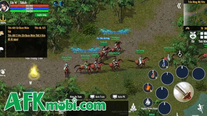 Hồi Ức Kiếm Thế Mobile tái hiện một thời MMORPG 2D kinh điển