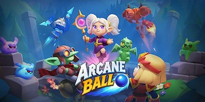 Cùng đội anh hùng bắn những quả cầu nảy phòng thủ trước các đợt quái vật trong Arcane Ball