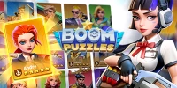 Boom Puzzles đưa bạn xây dựng khu trú ẩn trên một hòn đảo trong thế giới zombie