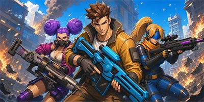 Bullet Rivals game hành động PvP đơn giản với sự cạnh tranh trực tiếp giữa bốn đội chơi