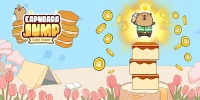 Nhảy để xây tháp bánh cùng chuột lang nước với game Capybara Jump: Cake Tower
