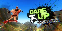 Bay bằng bộ đồ cánh dơi, tránh các chướng ngại vật tại game Dare Up Adrenaline Mobile