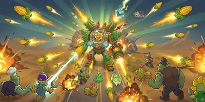 Don’t Touch Grass game phòng thủ auto-shooter roguelike lấy cảm hứng từ Plants vs Zombies