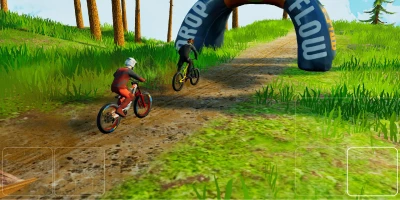 DROPFLOW MTB cho game thủ lái xe đạp địa hình đổ dốc, chinh phục các ngọn núi