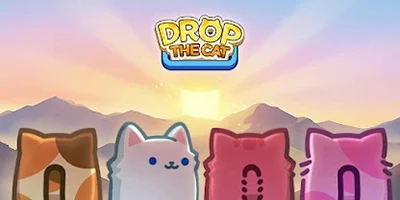 Gom hết mèo cùng màu vào khối hố màu tương ứng trong game casual giải đố Drop The Cat