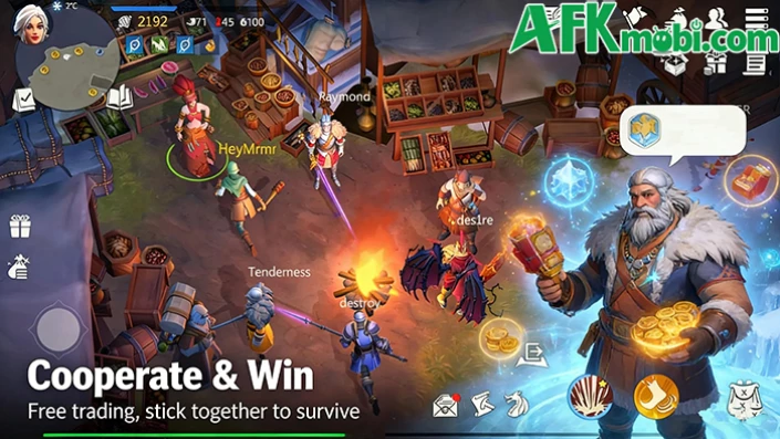 Sinh tồn giữa thế giới băng giá đồng thời nuôi rồng trong game Frostland Survival