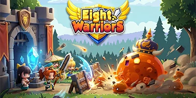 Eight! Warriors game chiến thuật cho người chơi gầy dựng bộ bài anh hùng của chính mình