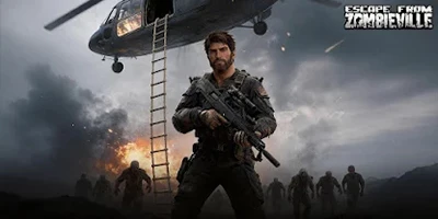 Tìm kiếm đồ tiếp tế trong thế giới hậu tận thế tại game Escape From Zombieville