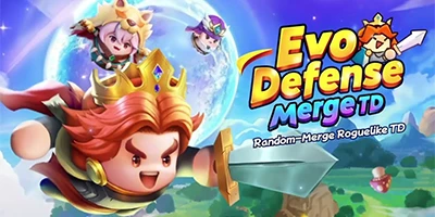Triệu hồi các anh hùng để chống lại sự xâm lược của kẻ thù trong Evo Defense: Merge TD
