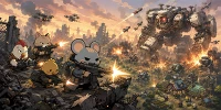 Cùng những động vật đối mặt với bọn người máy trong game hành động Forest Punk