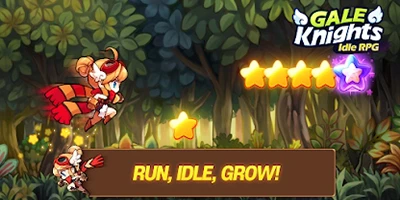 Thương hiệu WindRunner của Wemade có sản phẩm mới mang tên Gale Knights Idle RPG