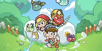 Ngăn chặn bọn slime chạm tới gà quay trong game phòng thủ Garden Builder: Roguelike TD