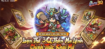 Tổng hợp gift code game Loạn Thế 3Q: Thần Ma Lệnh – OEG mới nhất trong tháng