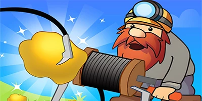 Gold Miner Classic game casual cổ điển cho người chơi làm một thợ mỏ đào vàng