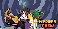 Phòng thủ trước các đợt kẻ thù lẫn quái vật trong game Heroes Crew: Strategy Defense