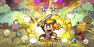 Cùng thủy thủy đoàn chiến đấu băng qua Siphonia trong game HERMIT CRAB GO!