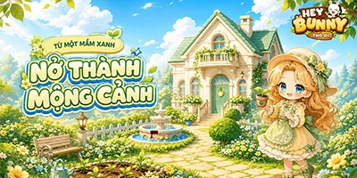 Hey Bunny – Thỏ Ơi! game casual mới vừa được ra mắt trên cổng game của Zalo