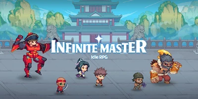 Infinite Master: Idle RPG game nhập vai nhàn rỗi lấy chủ đề võ hiệp với phong cách đồ họa pixel