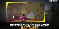 Infinito Battlegrounds game hành động TPS trực tuyến theo phong cách 1v1 độc đáo