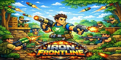 Vào vai một người lính tinh nhuệ với game hành động bắn súng cuộn cảnh Iron Frontline