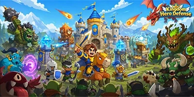 Gầy dựng căn cứ đồng thời bảo vệ nó trước các đợt kẻ thù trong game Kingdom Hero Defense
