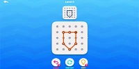 Xếp dây để tạo thành hình được yêu cầu trong game casual giải đố Line Connect