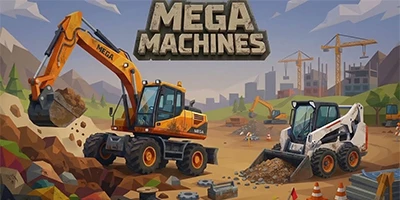 Điều khiển những phương tiện, máy móc hạng nặng tại Mega Machines: Heavy Simulator