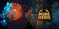 Thu thập tài nguyên, chế tạo trang bị đồng thời sinh tồn trong một thế giới pixel tại Mine Hero
