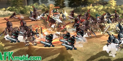 Mini Legends: Clash Of Realms game chiến thuật gầy dựng quân đội lấy chủ đề Tam Quốc
