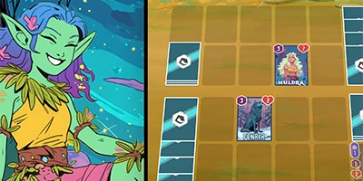 Mystic Realms game chiến thuật đấu thẻ bài theo phong cách giao tranh tự động