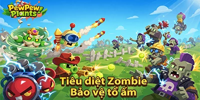PewPew Plants – Rogue Garden game phòng thủ roguelike lấy cảm hứng từ Plants vs Zombies