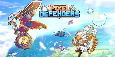 Phòng thủ chống lại các đợt tấn công của kẻ thù, quái vật tại Pixel Defenders: Merge TD Game
