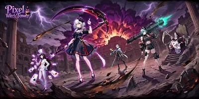 Pixel Witch Tower cho bạn dẫn dắt các nàng phù thủy phòng thủ trước những đợt quái vật