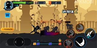 Bậc Thầy Kungfu kết hợp lối chơi hack and slash người que 2D với yếu tố roguelike