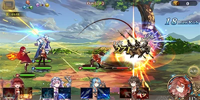 Thương Lam Cảnh Giới hòa quyện thế giới anime fantasy cùng gameplay chiến thuật đặc sắc