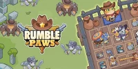 Dàn trận phòng thủ với các động vật trong game Rumble Paws: Backpack Fight