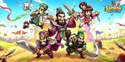 Samkok Kingdom Crush game SLG cập bến thị trường Việt Nam với tên Samkok: Đại Náo 3Q