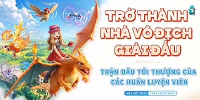 Siêu Tiến Hóa game đấu thú chiến thuật lấy chủ đề Pokémon có ngôn ngữ tiếng Việt hoàn chỉnh
