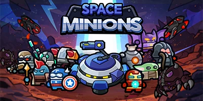 Bảo vệ căn cứ ngoài không gian trong game phòng thủ Space Minions: Defense