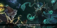 Sử dụng những nhân vật thần thoại từ Đông sang Tây để phòng thủ trong game Summon Lord