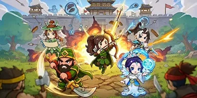 Tam Quốc Hợp Tướng game phòng thủ với cơ chế hợp nhất lấy chủ đề Tam Quốc