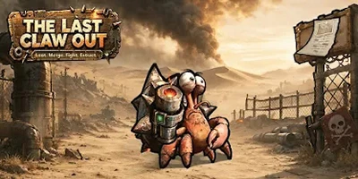 Cùng cua ẩn sĩ chiến đấu qua các đợt sinh vật đột biến trong game The Last Claw Out