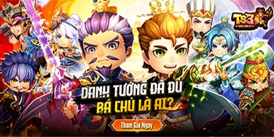 TS3 Chiến Thần Ký game đấu tướng chiến thuật chủ đề Tam Quốc cập bến Việt Nam