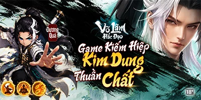 Võ Lâm Hắc Đạo game đấu tướng chủ đề thế giới võ hiệp Kim Dung cập bến Việt Nam
