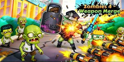 Sắp xếp balo, hợp nhất trang bị cho nhân vật sử dụng phòng thủ với Zombies 4 Weapon Merge